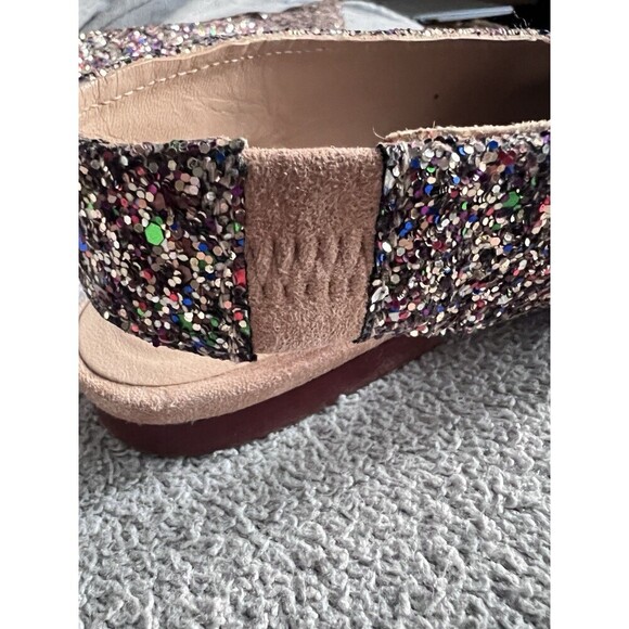 Bimba y Lola Glitter Sling Back Flats Pointed Toe Made In Spain EU 38 US 7.5 - Picture 9 of 10